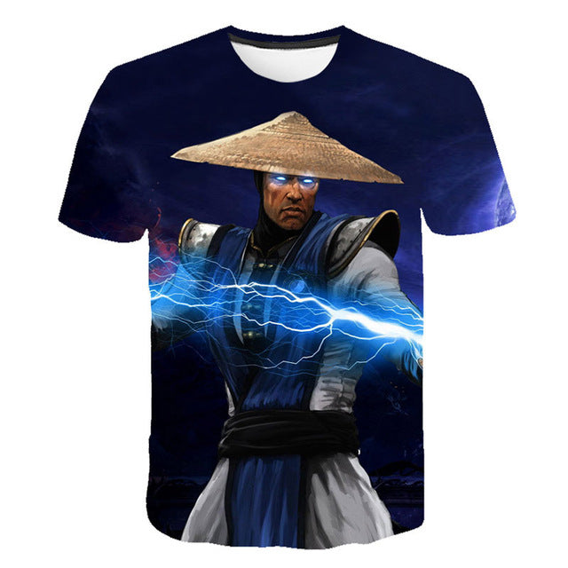 New Style Mortal Kombat 3D Men T Shirt New Fashion Casual Women Short Sleeve T Shirt Streetwear Cool Boy Girl Game Clothes