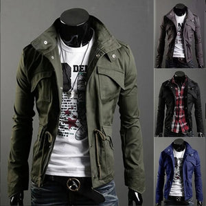 2020  Jacket Men Spring Autumn Cotton Windbreaker Pilot Coat  Men's Bomber Jackets Cargo Flight Jacket Male Clothes