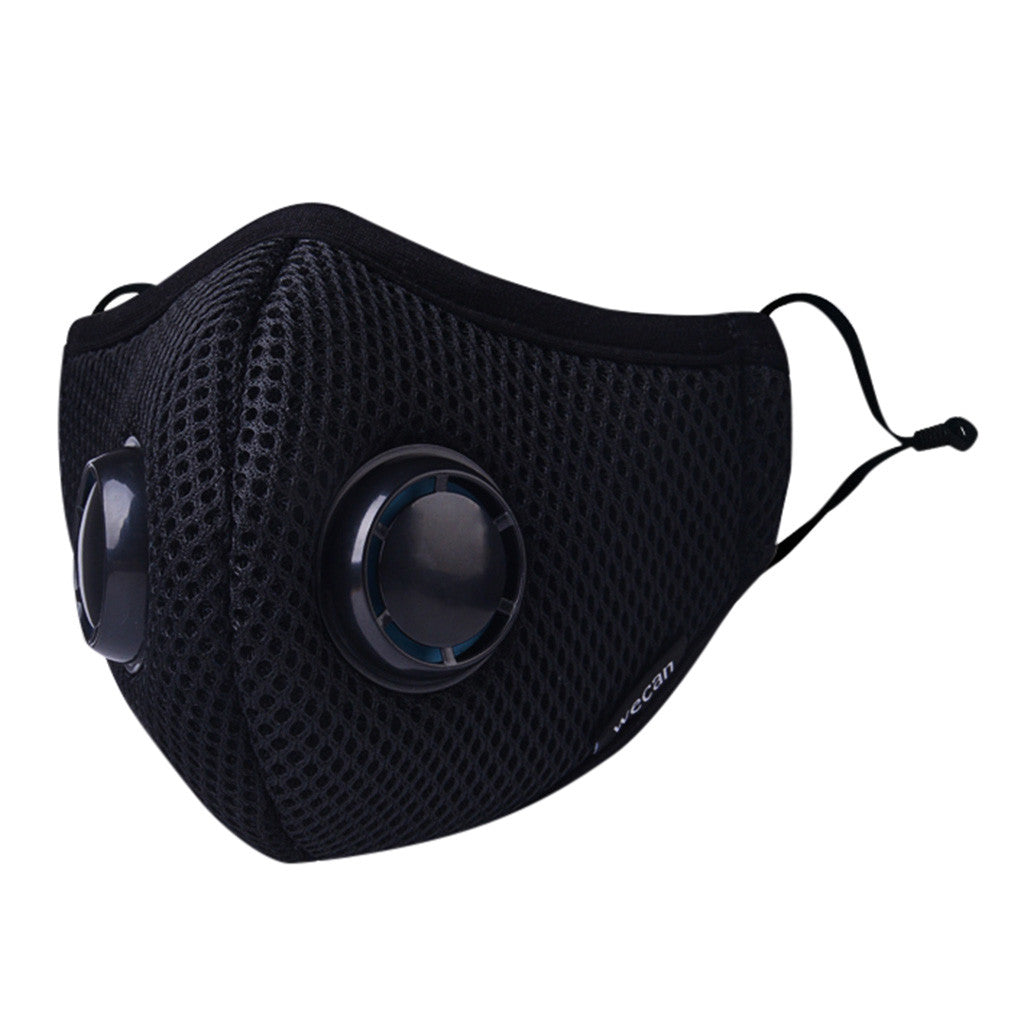 Mouth Mask Black Muzzle Pm2.5 Cotton Blend Anti Dust And Nose Protection Face Mouth Mask Fashion Reusable Masks For Man Woman