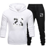 New Men Hoodies Suit Jordan 23 Tracksuit Sweatshirt Suit Fleece Hoodie+Sweat pants Jogging Homme Pullover 3XL Sporting Suit Male