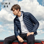 SEMIR 2019 doudoune hommes hiver portabilité chaud 90% duvet de canard blanc à capuche homme manteau jaqueta masculino chaqueta hombre
