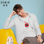 SEMIR 2019 doudoune hommes hiver portabilité chaud 90% duvet de canard blanc à capuche homme manteau jaqueta masculino chaqueta hombre